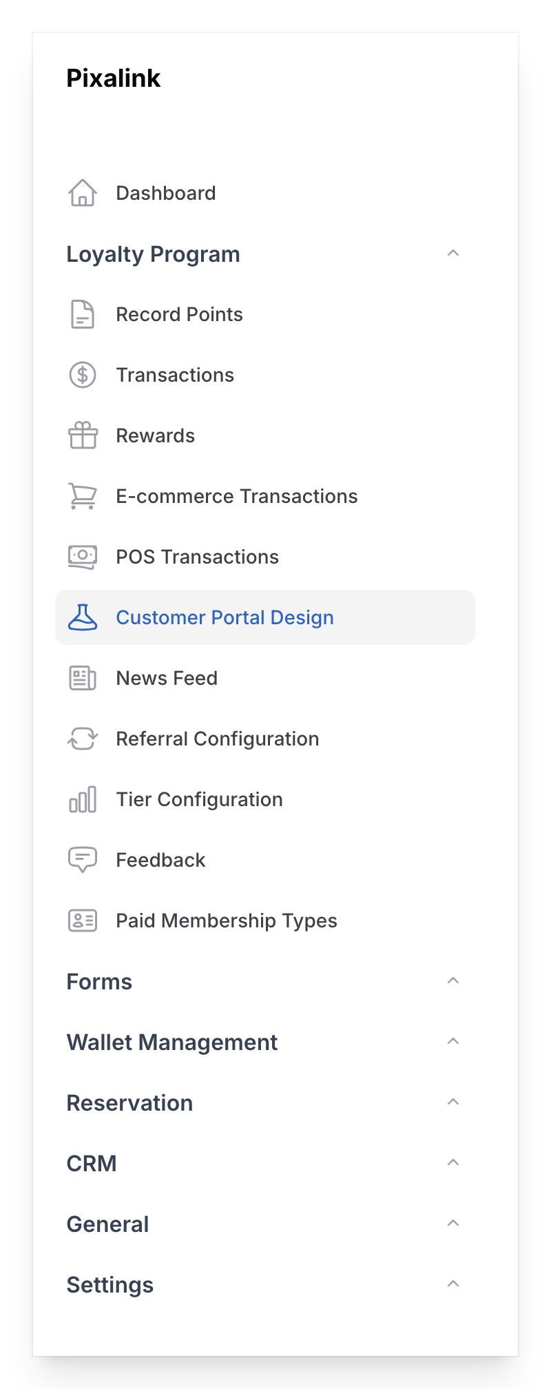 Step 6: Go to Loyalty Program then Customer Portal Design in the sidebar