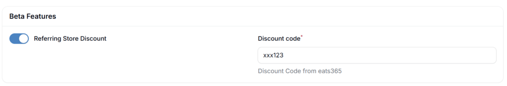 Note showing discount code naming conventions for tiering, marketplace, and referral vouchers